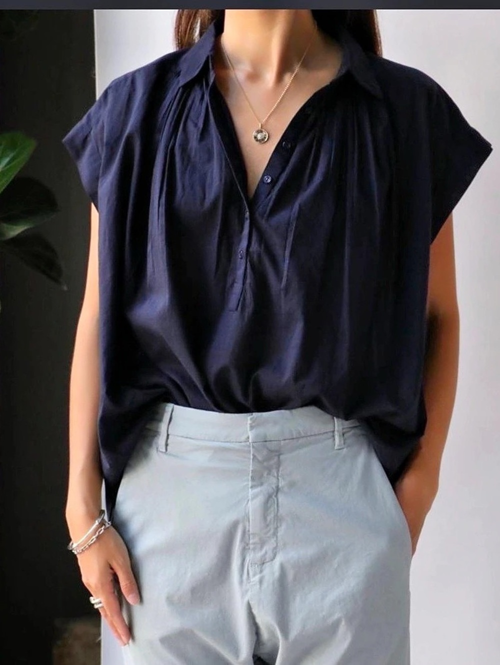 Nili Lotan Normandy Blouse